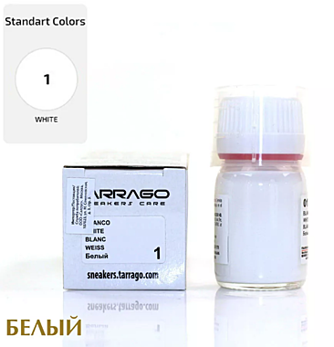 ТАРРАГО SNEAKERS Краситель PAINT, стекло, БЕЛЫЙ 25 мл. / 12