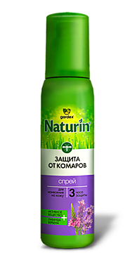Gardex Naturin Спрей от комаров 100 мл / 24