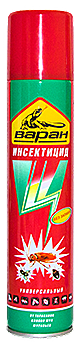 Дихлофос-ВАРАН *А*  ФОРТЕ универ. от ПОЛЗАЮЩИХ и ЛЕТАЮЩИХ (зеленый)(б/спирта) 145мл /105гр (Сибиар) /24