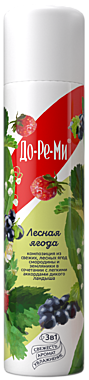 ДО РЕ МИ АКВА Плюс освеж. воздуха 350мл. ЛЕСНАЯ ЯГОДА /12