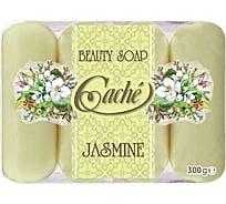 Мыло Туалетное CACHE 4*75 гр.(экопак) ЖАСМИН / 24