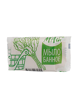 Мыло туалетное ЦВЕТНАЯ УП. 200 гр. БАННОЕ (Пермь) / 60