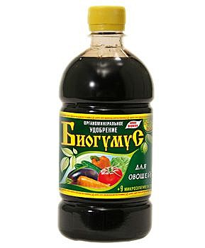 Удобрение БИОГУМУС ДЛЯ ОВОЩЕЙ, 0,5л (Сила Жизни) /8
