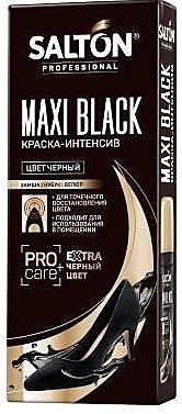 САЛТОН Proff Краска ЛИКВИД для Замши, Велюра, Нубука 75 мл., Maxi black, ЧЁРНЫЙ / 12