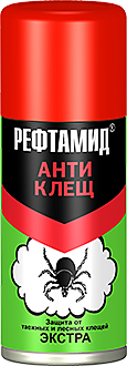 РЕФТАМИД АнтиКЛЕЩ Аэрозоль репеллент от клещей 100 мл. / 15