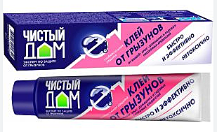 ЧИСТЫЙ ДОМ Клей от грызунов и насекомых 60 гр (Техноэкспорт) / 50