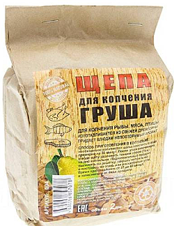 Щепа ГРУША для копчения (крафт-пакет) 2 л. (Офирбис) / 40
