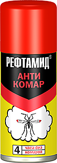 РЕФТАМИД АнтиКОМАР Аэрозоль репеллент от комаров 100 мл.(аромат ванили) / 15