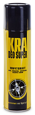 КРА DEO-Super Средство для уничтожения насекомых флакон 250 мл. (жёлтый) (ВАШЕ ХОЗЯЙСТВО) / 24