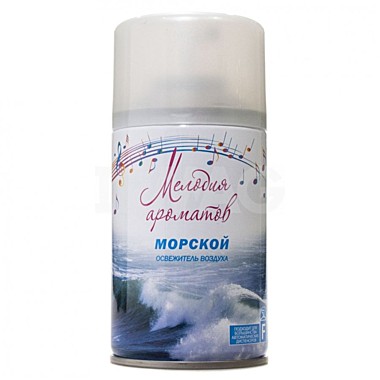 МЕЛОДИЯ АРОМАТОВ ЗАПАСНОЙ БЛОК освеж. воздуха 230мл. МОРСКОЙ /12
