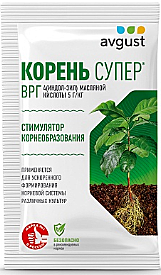 КОРЕНЬ СУПЕР стимулятор корнеобразования саженцев и черенков плодовых, яодных и декоративных культур (пакет) 5гр. (Август) / 300