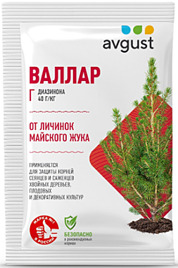 ВАЛЛАР препарат для защиты от личинок майского жука (хруща) (пакет) 50гр. (Август) / 150