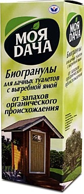 МОЯ ДАЧА Биогранулы для дачных туалетов с выгребной ямой 100 гр.(4 пакета по 25гр.) (1310) (НБТ) /21