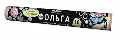 Фольга для запекания, упаковки и хранения 10м  Очень Прочная (HOMEX) / 30