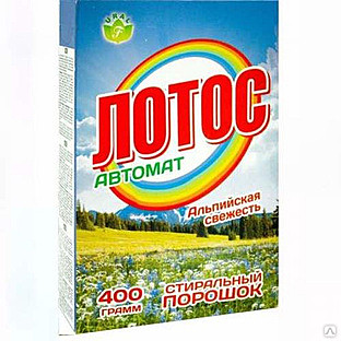Стиральный порошок ЛОТОС 400 гр. АВТОМАТ (Флора Урал) / 24