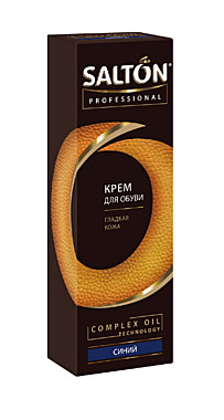 САЛТОН Proff Крем для ОБУВИ в тубе 75 мл. СИНИЙ / 12
