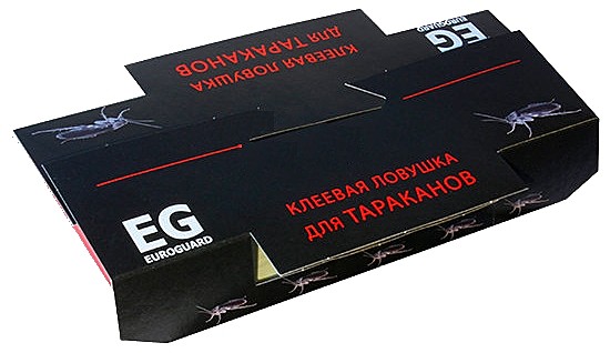 ЕВРОГАРД клеевая ловушка ДОМИК от ТАРАКАНОВ / 100