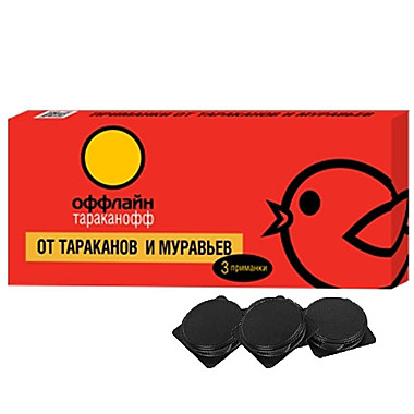 ТАРАКАНОФФ Приманки для тараканов и муравьев (3 шт) / 24