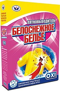 БЕЛОСНЕЖНОЕ БЕЛЬЕ  пятновыводитель для белья  300гр (0733) (НБТ)   /24