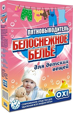 БЕЛОСНЕЖНОЕ БЕЛЬЕ  пятновыводитель для детских вещей 300гр (0757) (НБТ)   /24