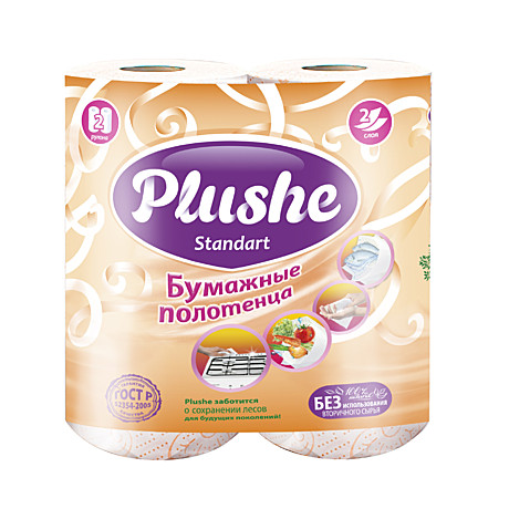 ТМ Plushe (Салфетки, Туалетная бумага, Полотенца)