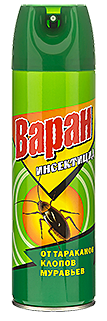 Дихлофос ВАРАН (*А*) 440мл  Универсальный от тараканов (зеленый)(Сибиар) /12