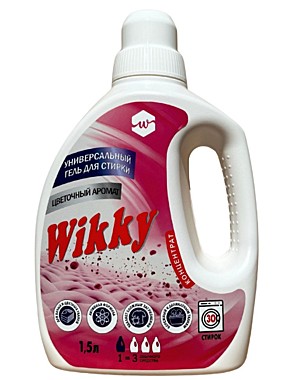 Гель концентрат для стирки Wikky 1.5 л. 