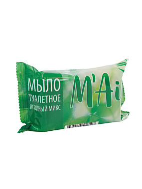 Мыло туалетное ЦВЕТНАЯ УП. 200 гр. ЯГОДНЫЙ МИКС (Пермь) / 60