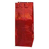 Пакет подарочный бумажный ГОЛОГРАФИЯ 15*36*13см RED (BL) Антелла (Эрмита) / 12