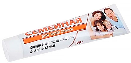 Зубная паста 170 гр.  СЕМЕЙНАЯ (без пенала)  (Мыловар) / 48
