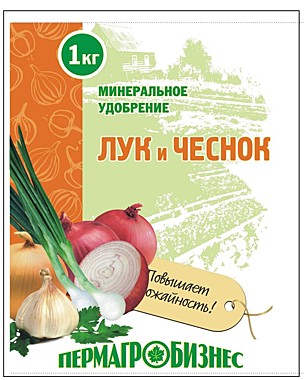 Удобрение ЛУК И ЧЕСНОК минеральное удобрение 1кг. (ПермАгроБизнес) / 20