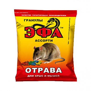 ЭФА гранулы от грызунов 125г Ассорти (Капитал ПРОК (Агровит)) / 40