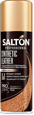 САЛТОН Proff Средство для ухода за обувью из гладкой, искусственной и эко кожи Synthetic leather, 200 мл., Бесцветный / 12