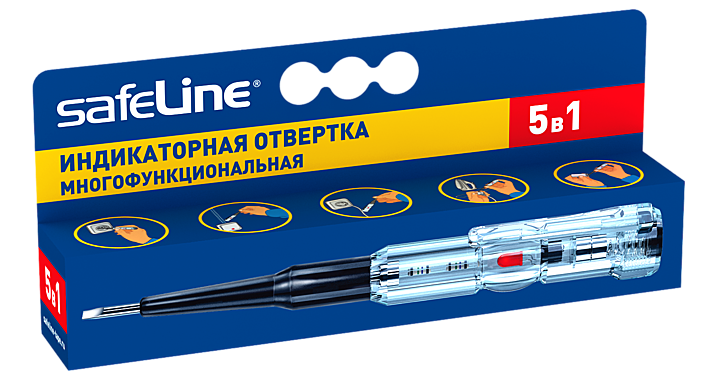 Индикаторная отвертка Safeline Многофункциональная / 50