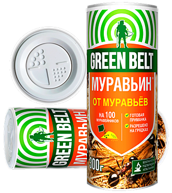 МУРАВЬИН От садовых муравьев для применения на грядках, газонах (ТУБА-ДУСТЕР 300 гр.) (Техноэкспорт) / 12
