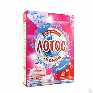 Стиральный порошок ЛОТОС 400 гр. ЭКОНОМ (Флора Урал) / 24