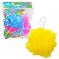 Мочалка из безузловой сетки 25гр ШАРИК VELL (Эрмита) / 100