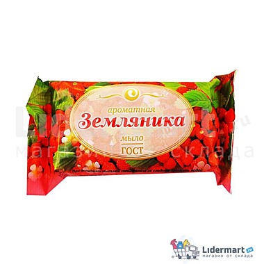 Мыло туалетное 150 гр. (Бумажная этикетка) АРОМАТНАЯ ЗЕМЛЯНИКА (ЕЖК) / 48