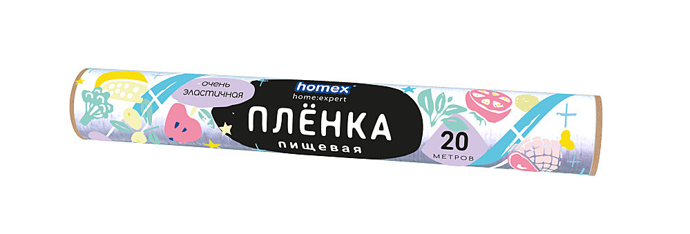 Пленка пищевая 20м Очень Эластичная (HOMEX) / 50