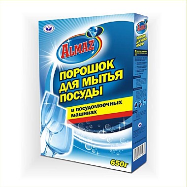 АЛМАЗ порошок для ПОСУДОМОЕЧНЫХ МАШИН 650 гр. / 16