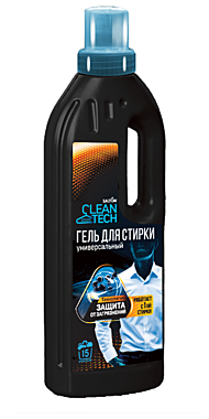 САЛТОН Clean TECH Гель д/стирки универсальный, 750 мл / 10
